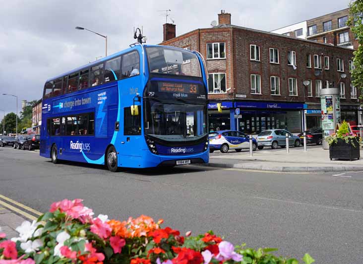 Reading Buses Alexander Dennis Enviro400MMC 757 Royal Blue